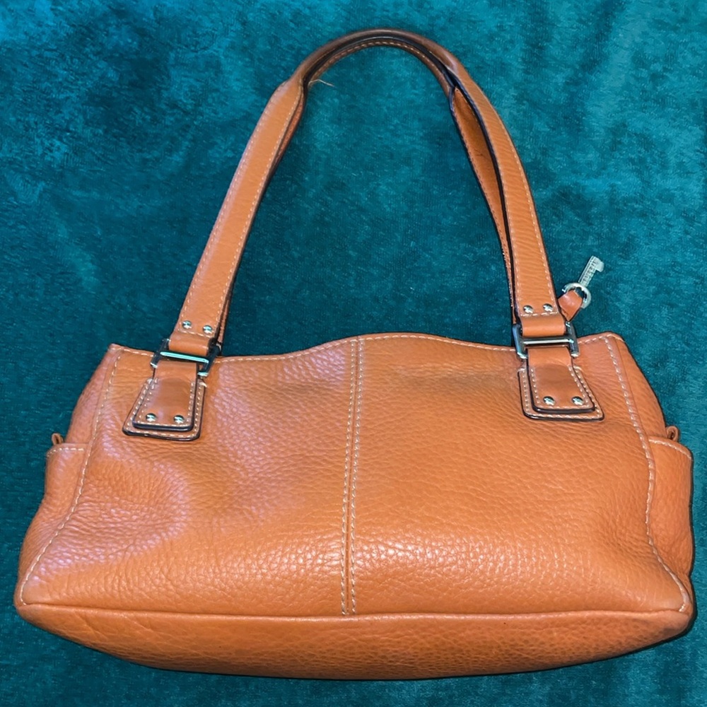 Women's Leather Shoulder Bag in Tan